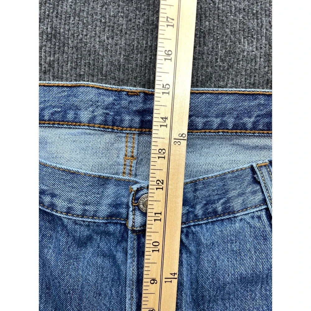 Levi's 501 Original Fit Jeans Mens W42 L30 Button Fly Straight Medium Wash Blue